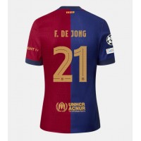 Billiga Barcelona Frenkie de Jong #21 Hemma fotbollskläder 2024-25 Kortärmad